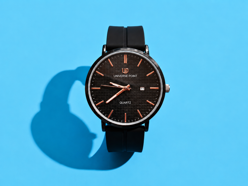 Universe Point Black Gold Luxury Quartz